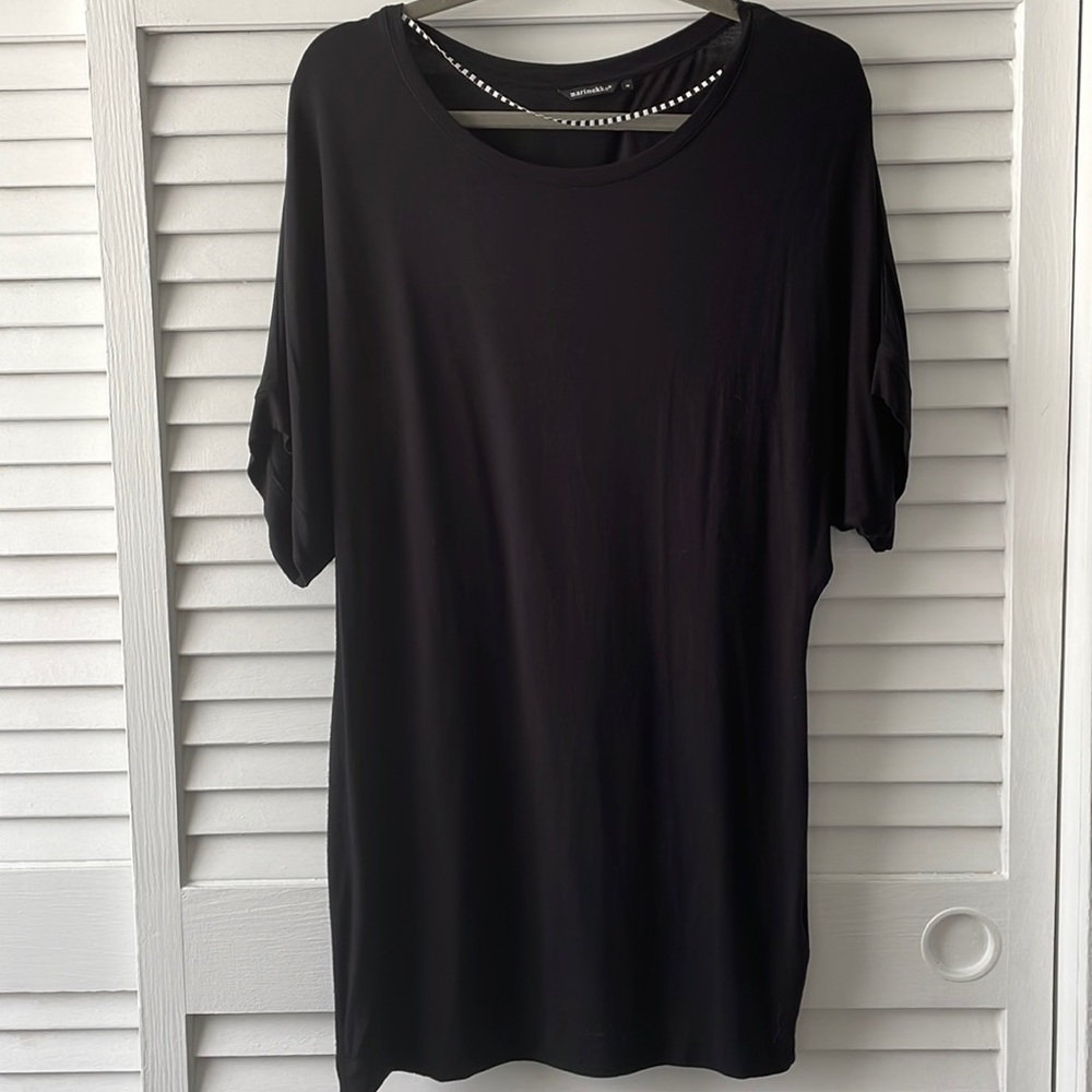 MARIMEKKO PAUNA BATWING TUNIC BLACK